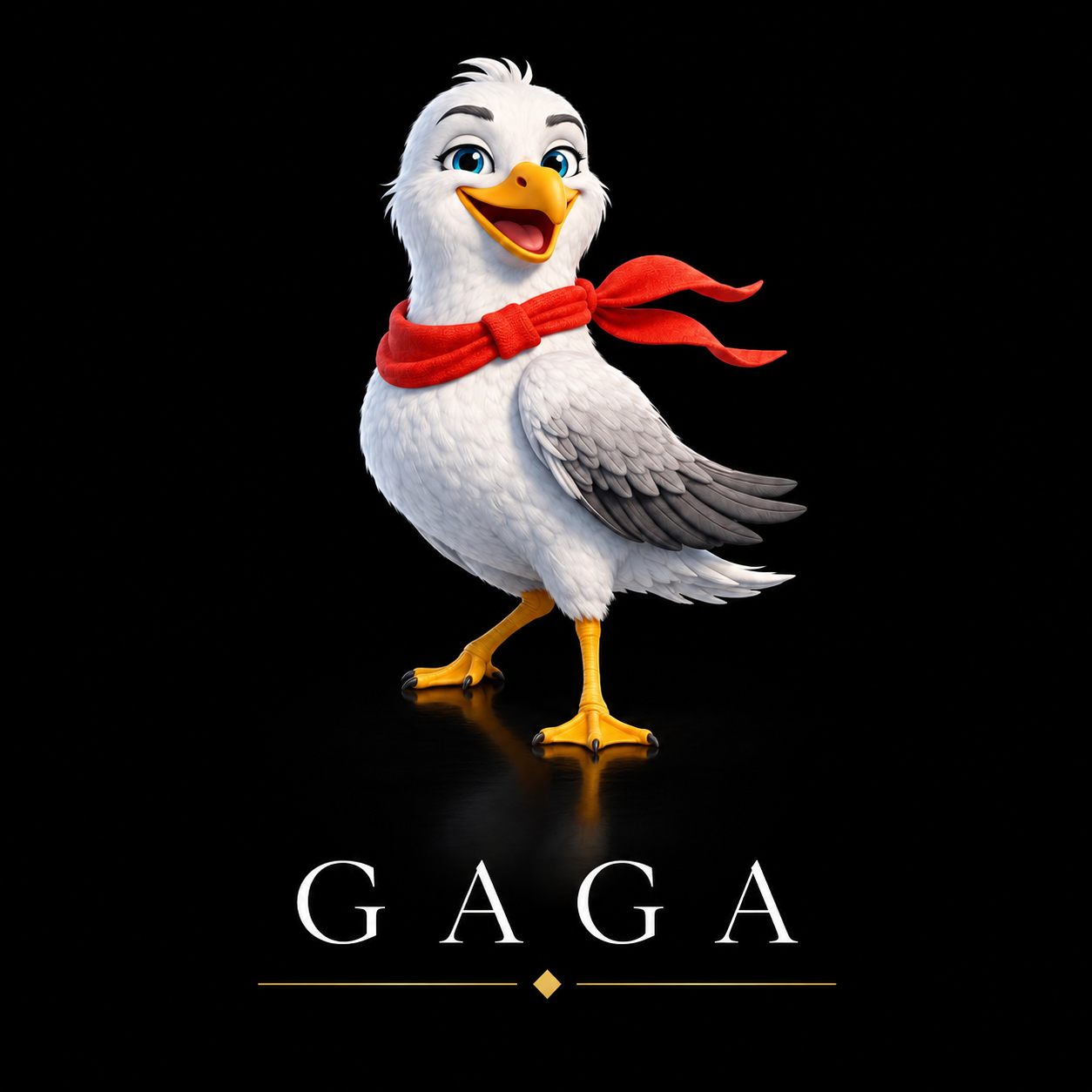 Gaga character portrait